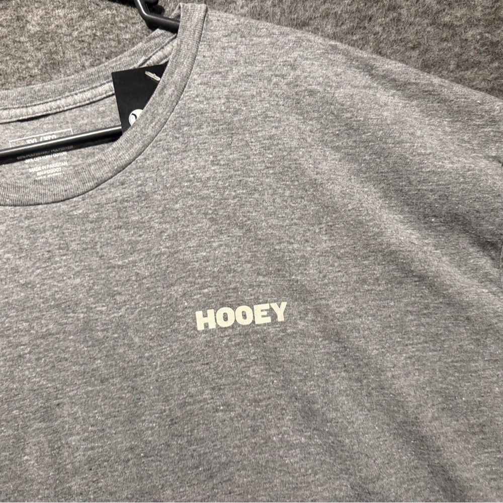 Hooey Tee Shirt Mens 3XL Heathered Gray Graphic Soft Rodeo Western Farm NWT - Picture 3 of 10